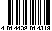 Barcode: 4014432014319