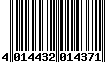 Barcode: 4014432014371